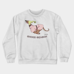 Snood Season Running Crewneck Sweatshirt